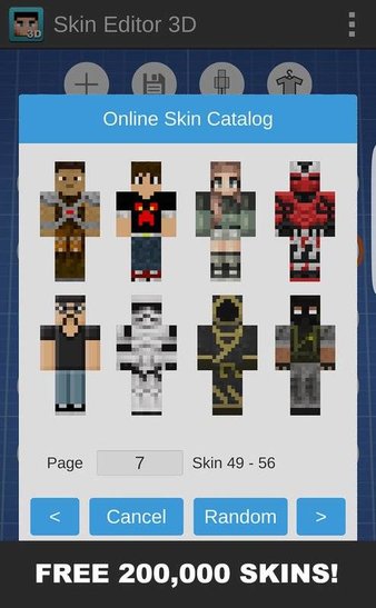 Skin Editor 3D app