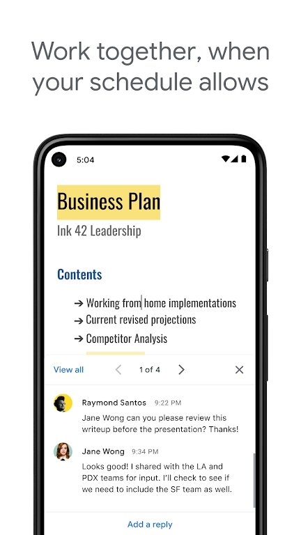 google Docs app