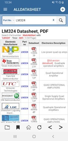 Alldatasheet App